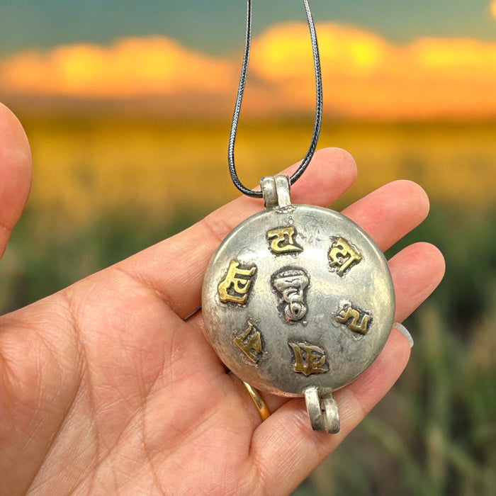 2 Perline In Argento Sterling A 3 Fori, Guru, Perline Di Preghiera In Argento 925, Perline Tibetane Guru Buddismo E Argento, Cod. ATF906 - Foto 11