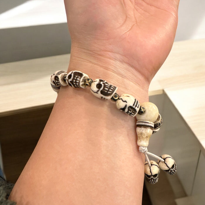 Bracciale con teschio