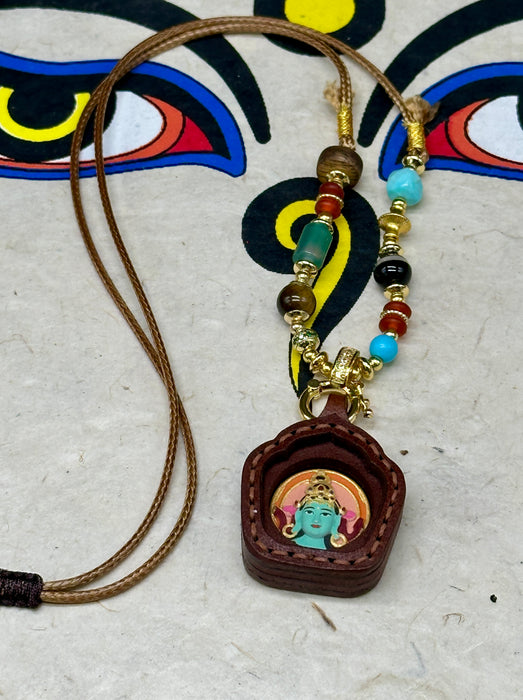 Amuleto a tara verde ( collana)