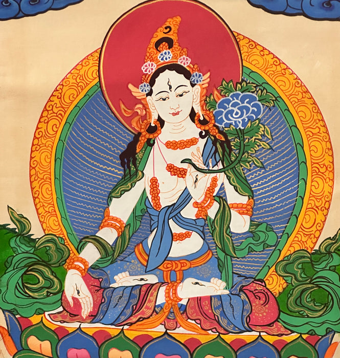 Thanka  con Tara Bianca