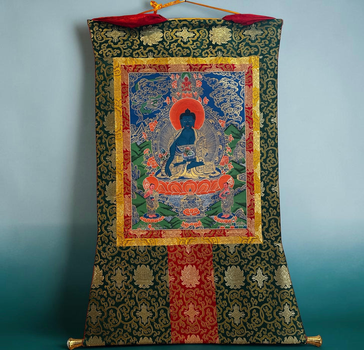 Thanka buddha della medicina