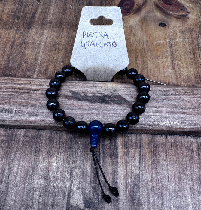 Bracciale di Granato con Custodia di Seta