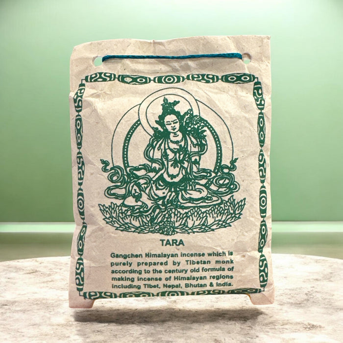 Tara verde incenso polvero