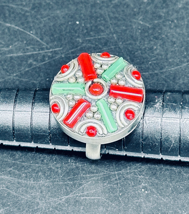 Anello tibetano con vari Pietri