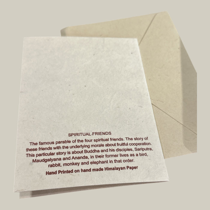 Biglietto da auguri con amici spirituali