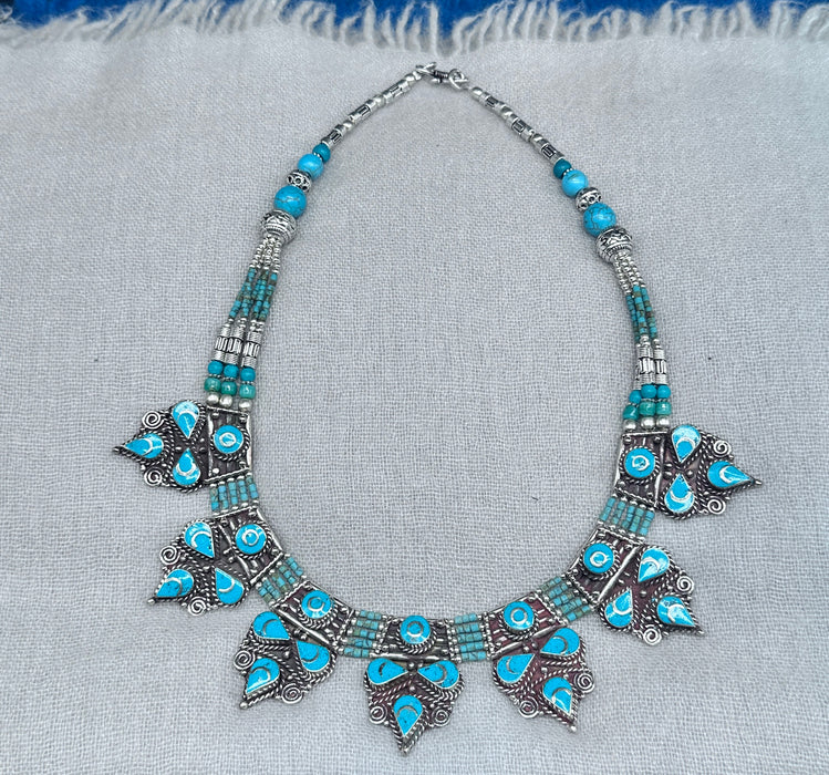 Tibetan turquoise necklace