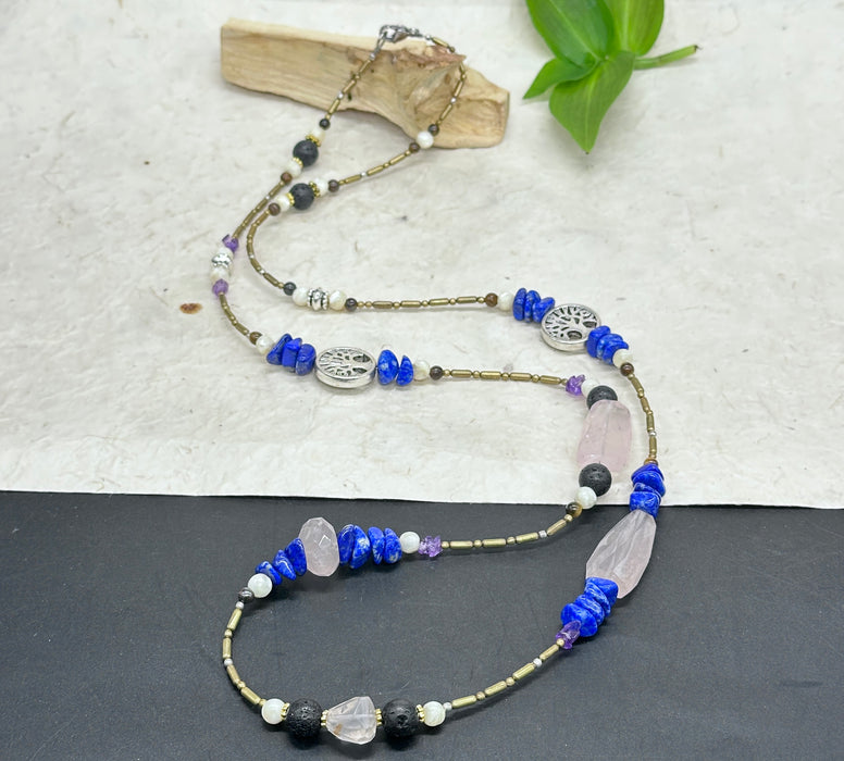 Tibetan tree of life necklace
