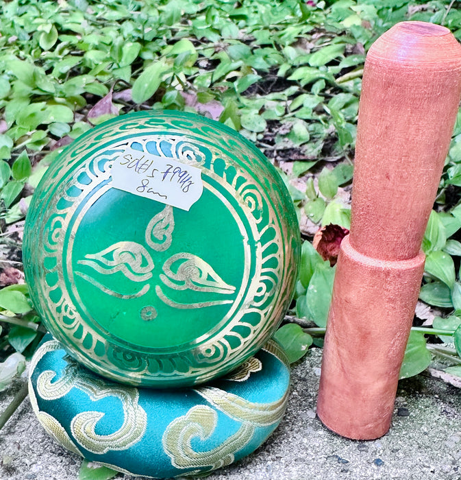 Campana tibetana con  4th chakra della cuore nota sol#5 799hz