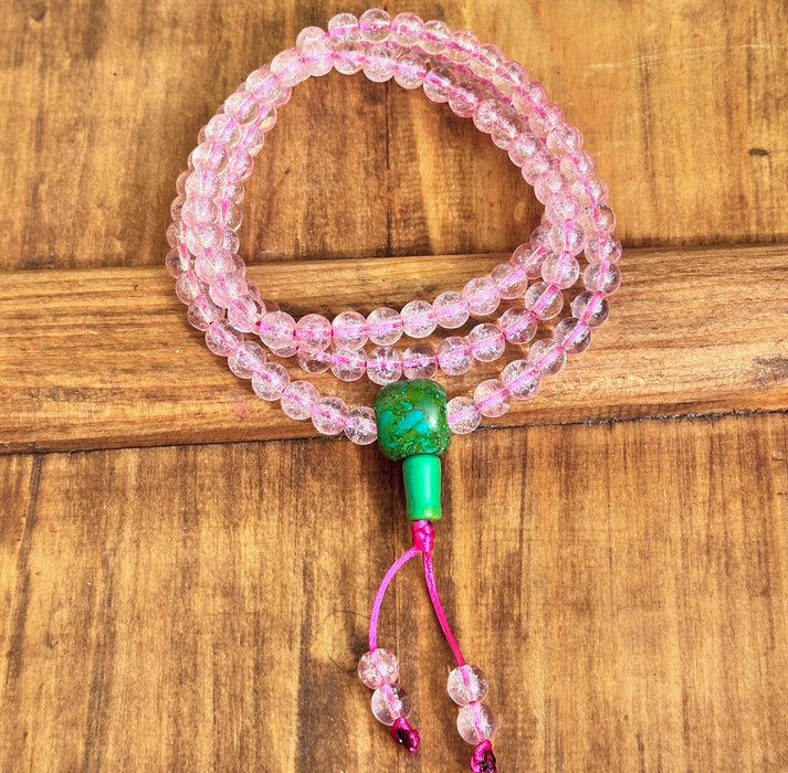 Mala a cristallo con Guru Turchese