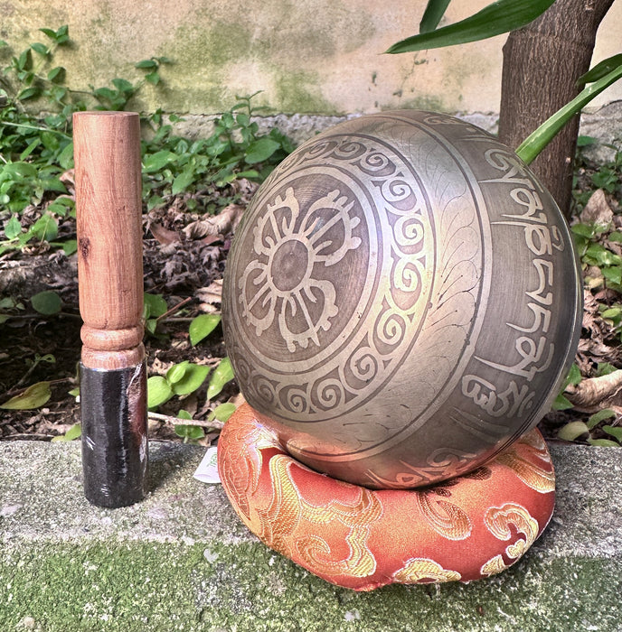 Campana tibetana nota mi#4 644hz