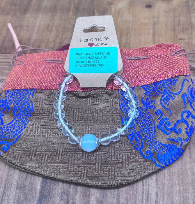 Bracciale di cristallo con Custodia di Seta