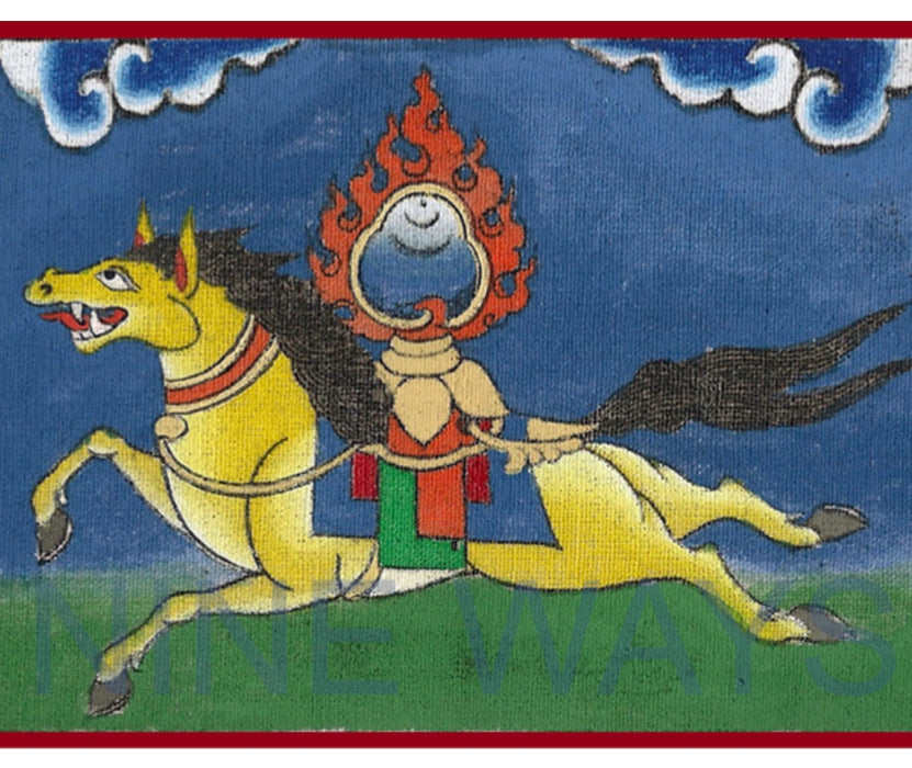 Talismana di Lungta mandala(vinto della cavallo per successo crescente)