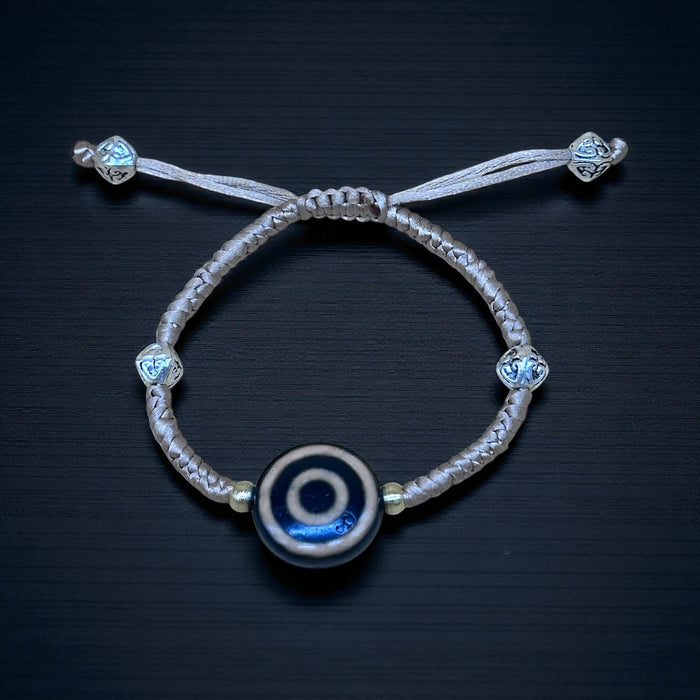 Bracciale Dzi Tibetano con Terzo occhio