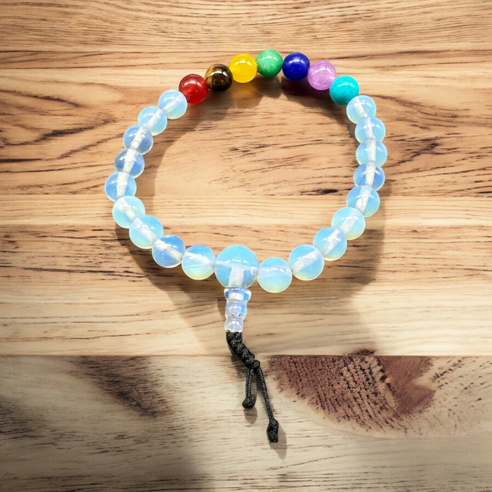 Braccialetto tibetano con 7 chakra