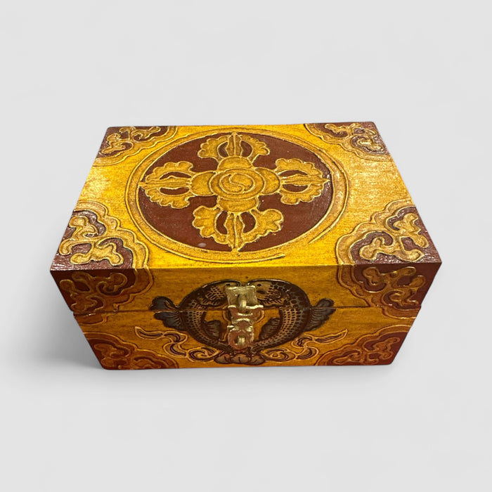 baule tibetana a due pesci