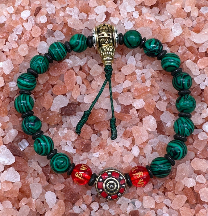 Braccialetto a malachite