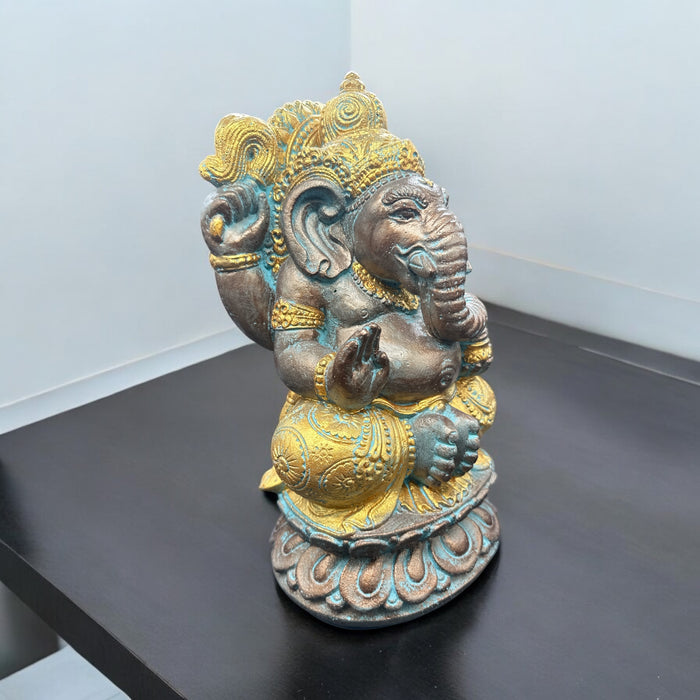 Ganesh fatto di sabbia