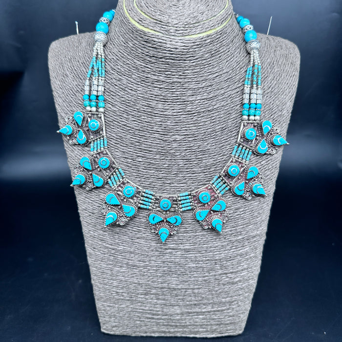 Tibetan turquoise necklace