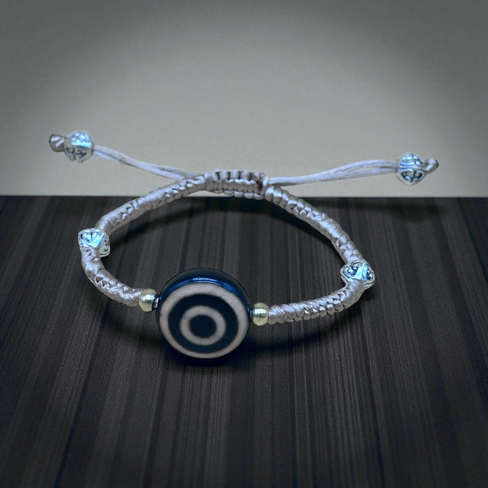 Bracciale Dzi Tibetano con Terzo occhio