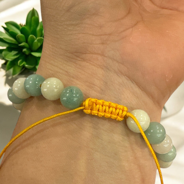 Braccialetto tibetano con amazonite