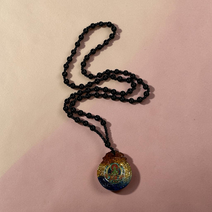 Collana con tara verde