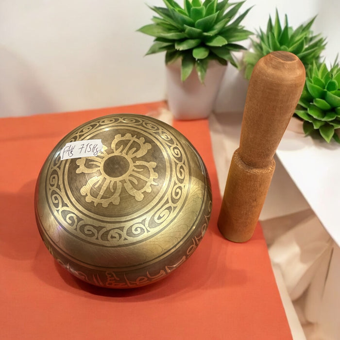 Campana tibetana nota fa#3 715hz