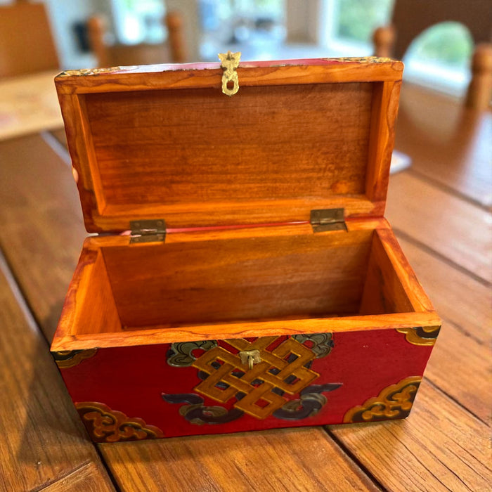 Scatola con nota infinto