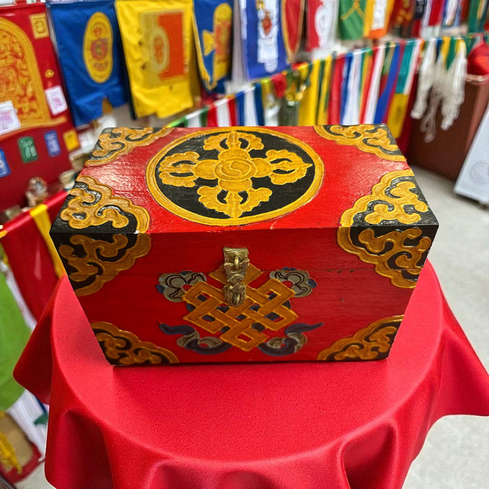 Scatola di legno a infinto