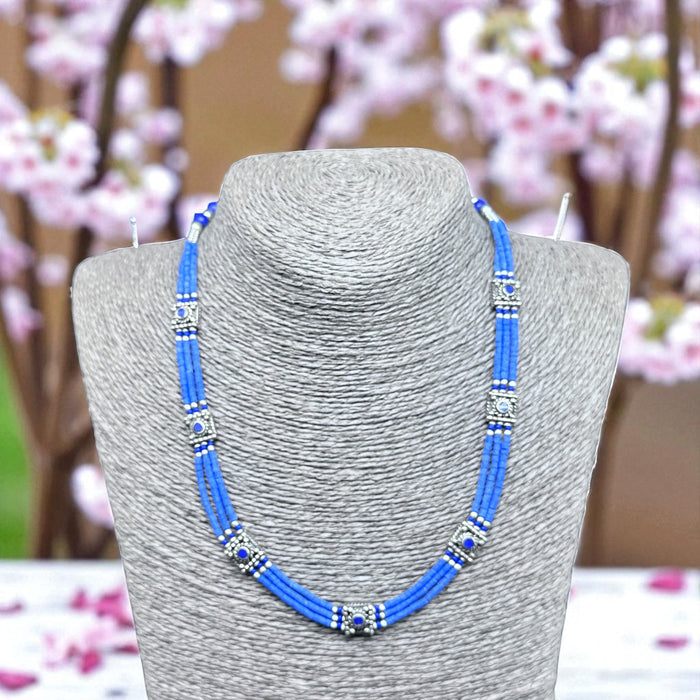 Mini collana con lapislazzuli