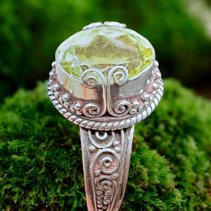 Lemon Quartz Ring