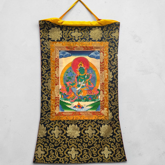 Thanka di Tara Verde