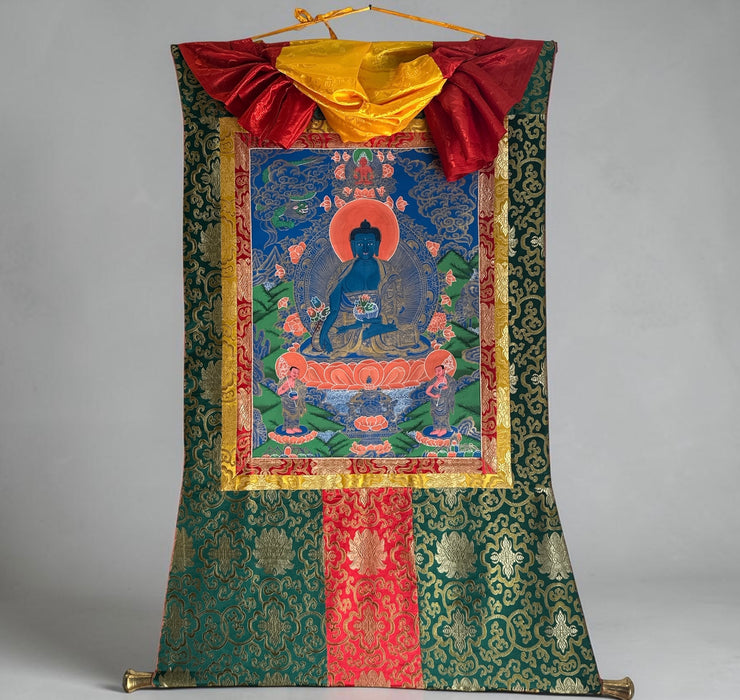Thanka buddha della medicina