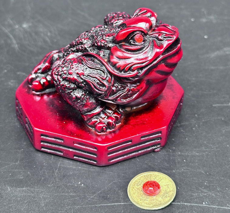 Rana fang shui rosso