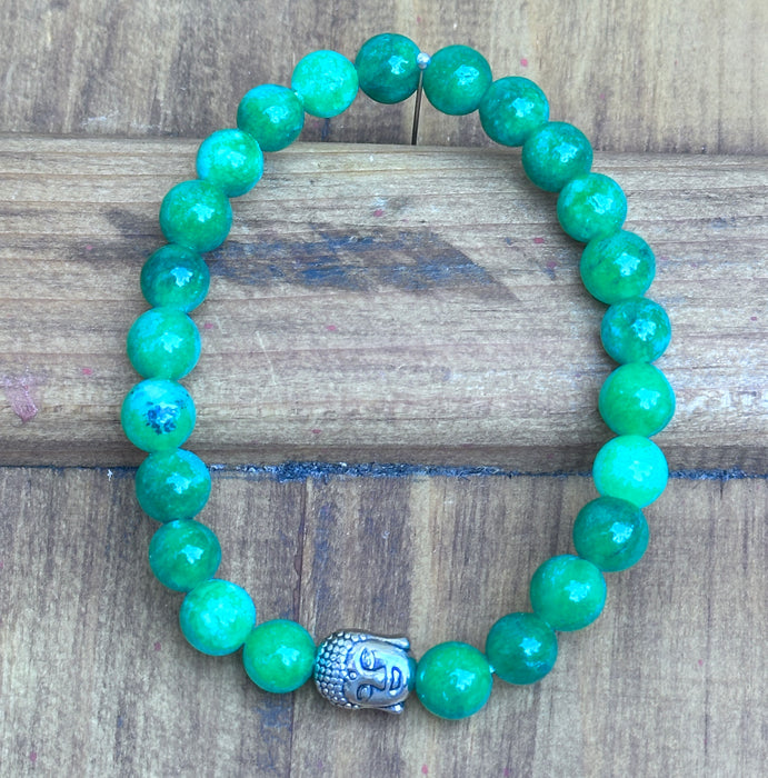 Bracciale a Giada con custodia di Seta