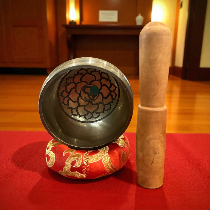 Campana tibetana con Om mandala nota La#4 935hz