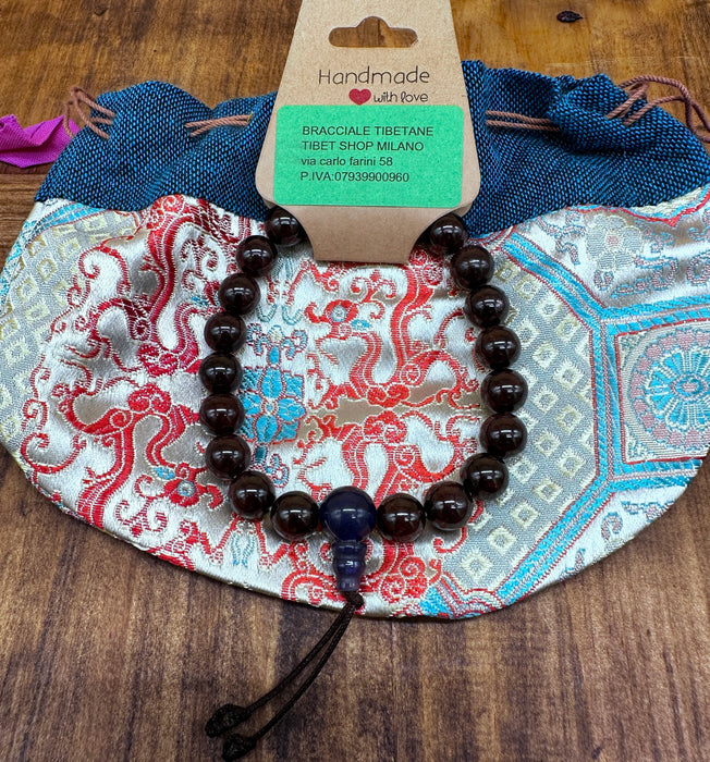 Bracciale di Granato con Custodia di Seta