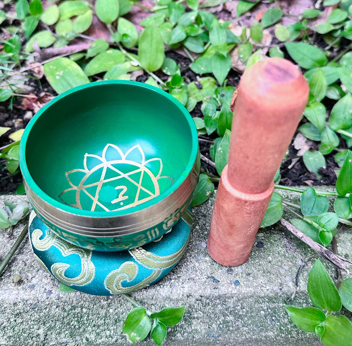 Campana tibetana con  4th chakra della cuore nota sol#5 799hz