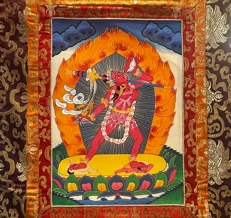 Thanka di Vajrayogani