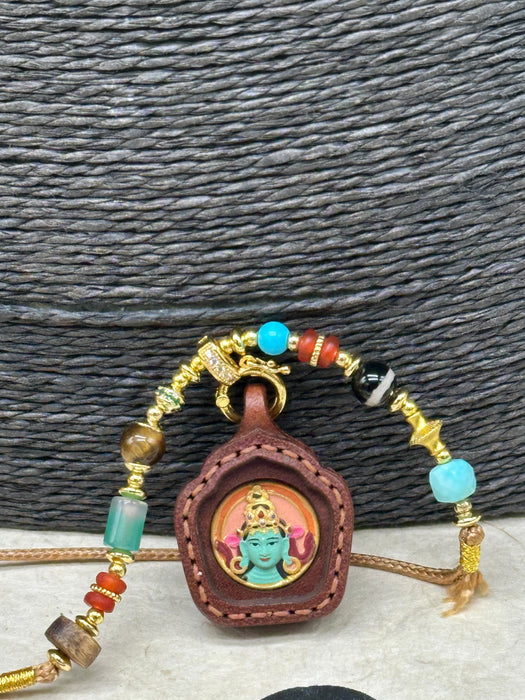 Amuleto a tara verde ( collana)