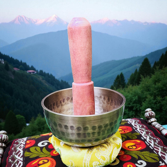 Campana tibetana martellata nota Fa#4 686hz