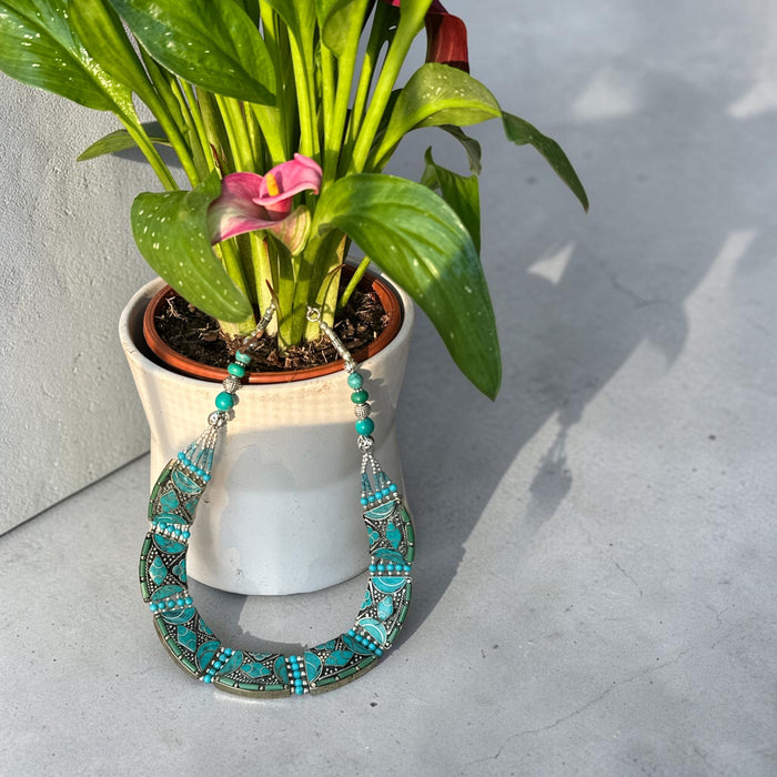 Tibetan turquoise necklace