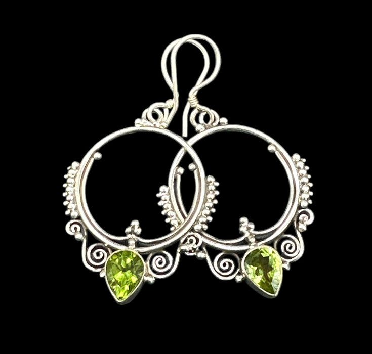 Orecchini con peridoto