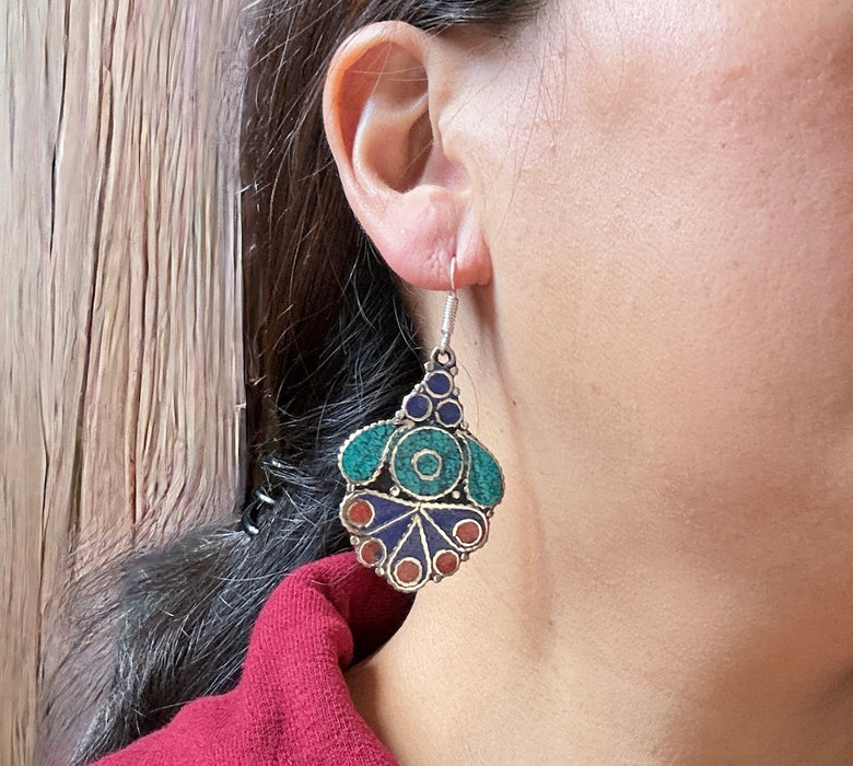 orecchini tibetani