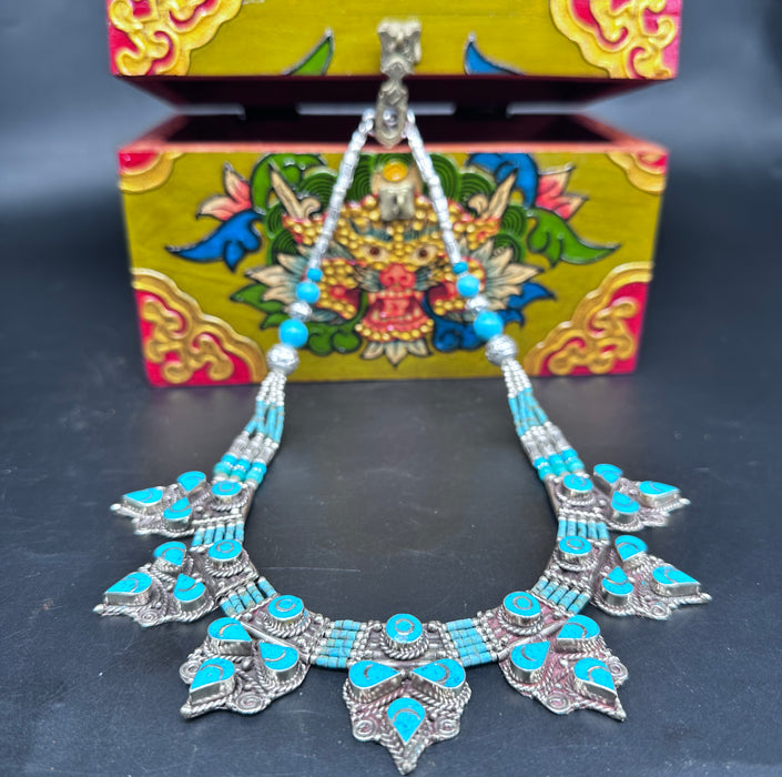 Tibetan turquoise necklace