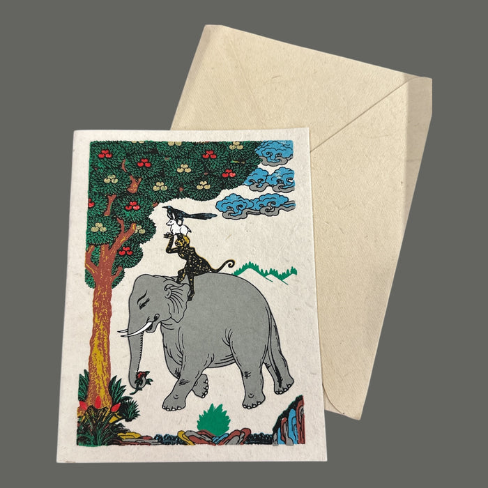 Biglietto da auguri con amici spirituali