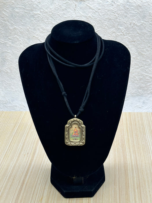 Gau Tibetano con Buddha Amitabha