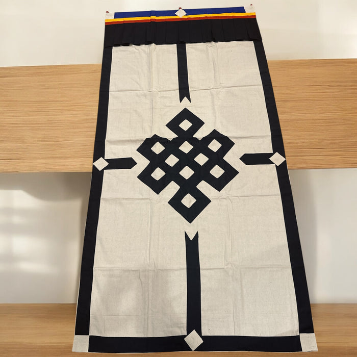 Tenta tibetana con simboli di nota infinito