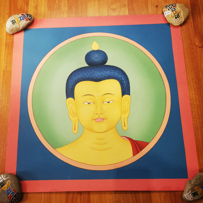 thanka con buddha della amore compazione