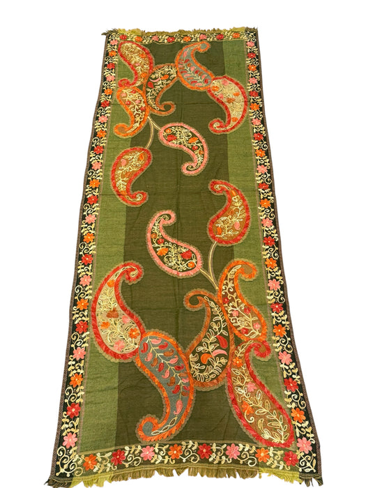 Pashmina scialle or sciarpa ricami a mano