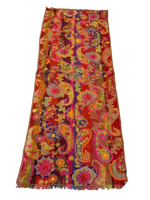 Pashmina scialle or sciarpa ricami a mano
